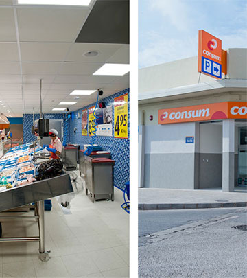 Philips Lighting ilumina el pescado y la carne para mostrar su frescura en el supermercados Consum, Valencia