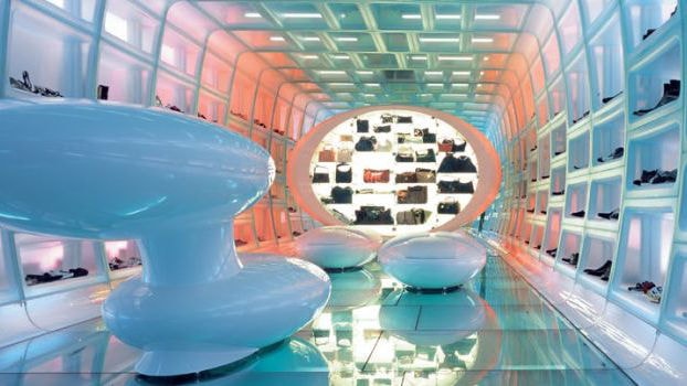 La iluminación Philips AmbiScene crea una experiencia de cliente única en la zapatería Shoebaloo de Ámsterdam (Países Bajos)